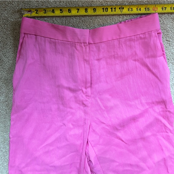 H&M Flared Pants Pink with Trouser Style Pockets Size 14 - Picture 3 of 10